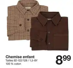 Zeeman Chemise enfant offre
