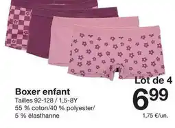 Zeeman Boxer enfant offre