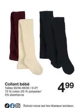 Zeeman Collant bébé offre