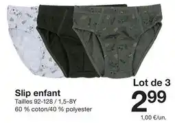 Zeeman Slip enfant offre