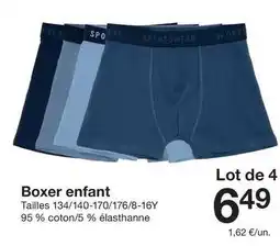Zeeman Enfant offre