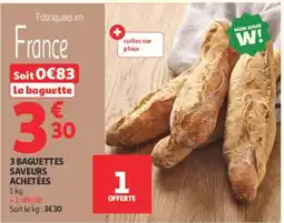 Auchan MON JOUR W! baguette offre