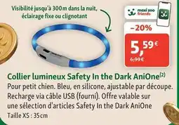Maxi Zoo Safety - collier lumineux in the dark offre