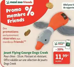 Maxi Zoo Maxi zoo - jouet flying george dogs creek offre