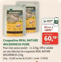 Maxi Zoo Wilderness - croquettes pour chat saveur pour offre