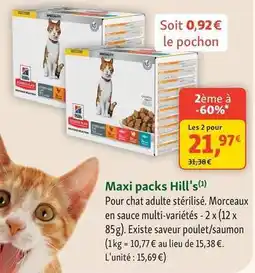 Maxi Zoo Hill's - maxi packs offre