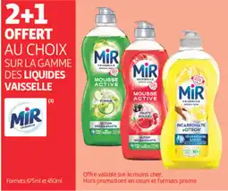 Auchan Mir Liquides Vaisselle offre