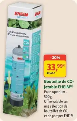 Maxi Zoo Eheim - bouteille de co2 jetable offre
