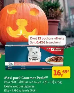 Maxi Zoo Purina - maxi pack gourmet perle offre