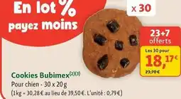 Maxi Zoo Bubimex - cookies offre