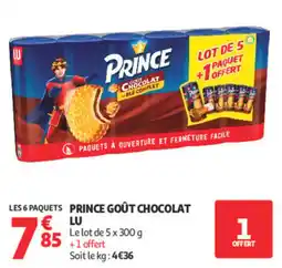 Auchan PRINCE GOÛT CHOCOLAT offre