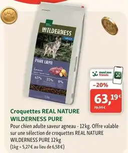 Maxi Zoo Wilderness - croquettes real nature pure offre