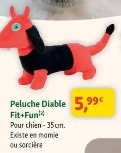 Maxi Zoo Fit+fun - peluche diable offre