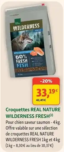 Maxi Zoo Wilderness - croquettes real nature offre
