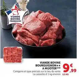 Hyper U Viande bovine bourguignon a mijoter offre