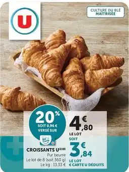 U Express U - croissants offre