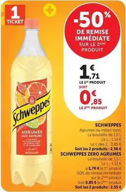 U Express Schweppes - agrumes offre