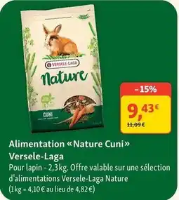 Maxi Zoo Versele laga - alimentation nature cuni offre