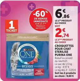 U Express Purina - croquettes pour chat sterilise offre