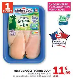 U Express Maître coq - filet de poulet offre