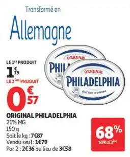 Auchan PHILADELPHIA ORIGINAL offre