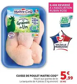 U Express Maître coq - cuisse de poulet offre