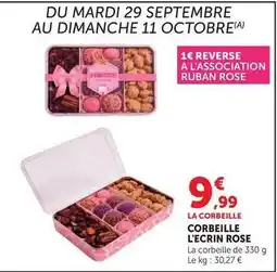 U Express Corbeille l'ecrin rose offre