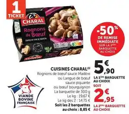U Express Charal - cuisines offre