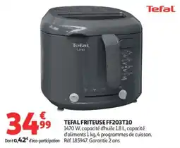 Auchan Tefal Friteuse FF203T10 offre