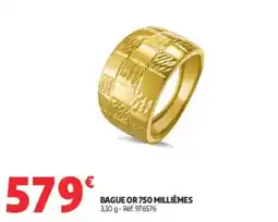 Auchan Bague OR 750 MILLIÈMES offre