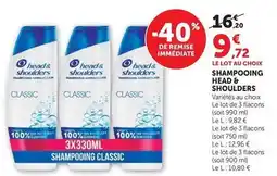 U Express Head & shoulders - shampooing offre