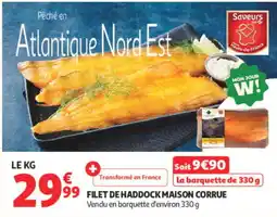 Auchan Filet de haddock maison corrue offre