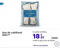 Picard Picard Dos de cabillaud offre