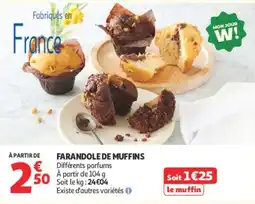 Auchan FARANDOLE DE MUFFINS offre