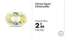 Picard Picard Citron façon Limoncello offre
