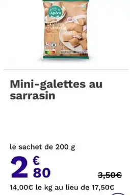 Picard Picard Mini-galettes au sarrasin offre