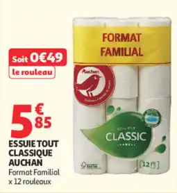 Auchan Auchan Essuie tout classique offre
