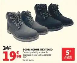 Auchan INEXTENSO BOOTS HOMME offre
