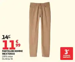 Auchan INEXTENSO PANTALON HOMME offre