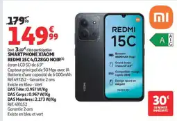 Auchan XIAOMI REDMI 15C offre
