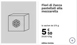 Picard Fiori di Zucca pastellati alla mozzarella offre