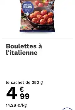 Picard Picard Boulettes à l'italienne offre