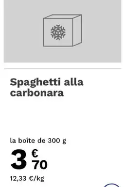 Picard Spaghetti alla carbonara offre