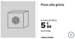 Picard Pizza alla gricia offre