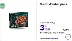Picard Picard Gratin d'aubergines offre