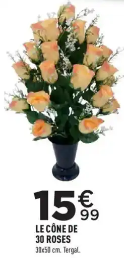 Centrakor LE CÔNE DE 30 ROSES offre
