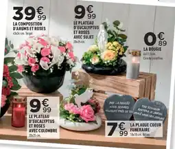 Centrakor LA COMPOSITION D'ARUMS ET ROSES offre