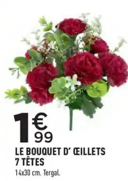 Centrakor LE BOUQUET D'ŒILLETS offre
