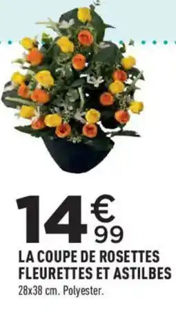 Centrakor LA COUPE DE ROSETTES FLEURETTES ET ASTILBES offre