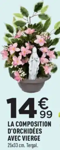 Centrakor La composition d'orchidées avec vierge offre